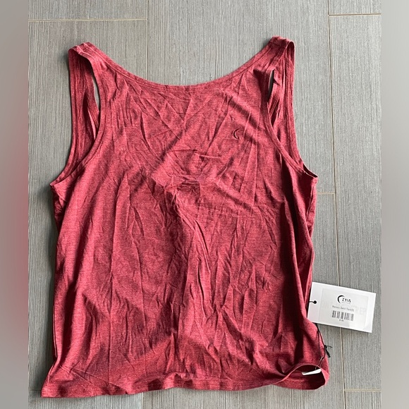 NWT ZYIA maroon swirl tank, size Small - Picture 2 of 5